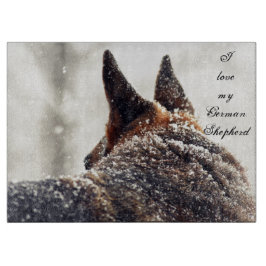 Schäferhund-Schneidebrett Schneidebrett
