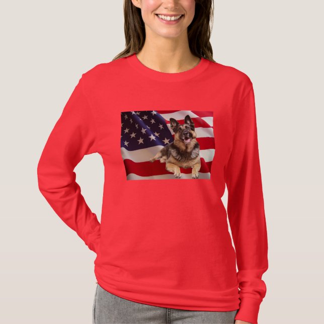 Schäferhund-Shirt T-Shirt (Vorderseite)