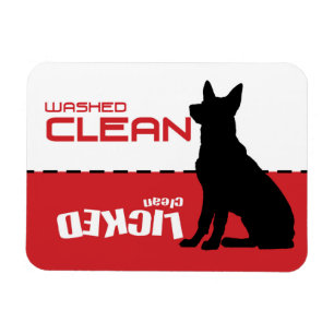Schäferhund-Spülmaschinen-Magnet - gelecktes Magnet