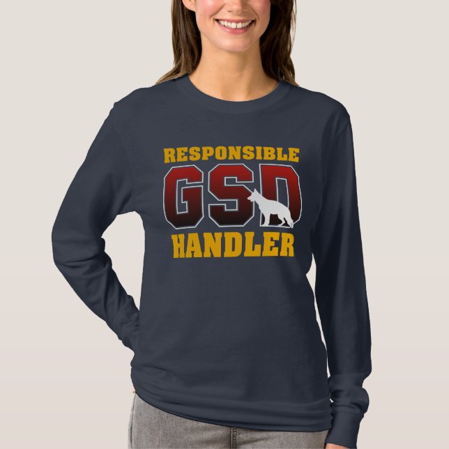 Schäferhund-T - Shirt (Vorderseite)