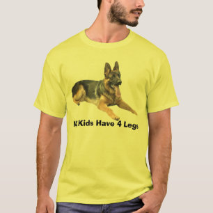 Schäferhund-T - Shirt meine Kinder haben 4 Beine