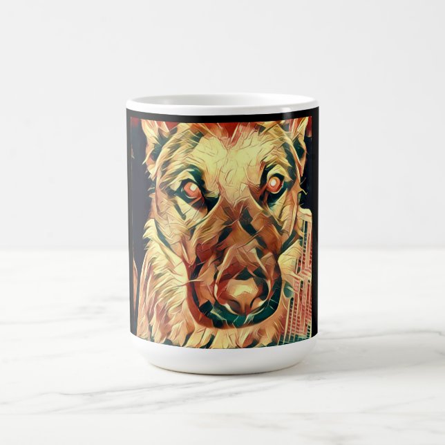Schäferhund-Tasse - Bart Kaffeetasse (Mittel)