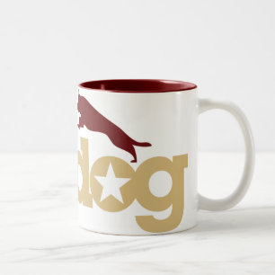 Schäferhund-Tasse Zweifarbige Tasse
