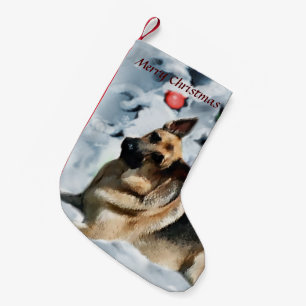 Schäferhund-Weihnachten Kleiner Weihnachtsstrumpf