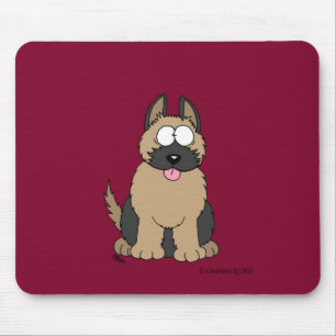 Schäferhund-Welpen-Mausunterlage Mousepad