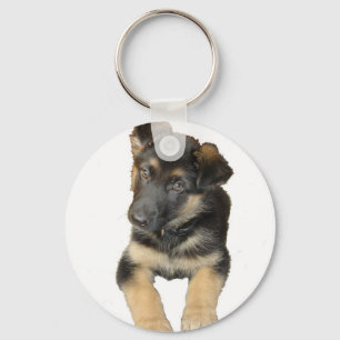 Schäferhund-Welpen-Schlüsselanhänger Schlüsselanhänger