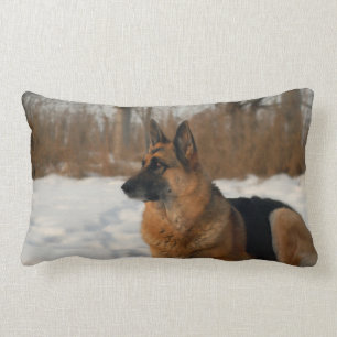 Schäferhund-Wurfs-Kissen Lendenkissen