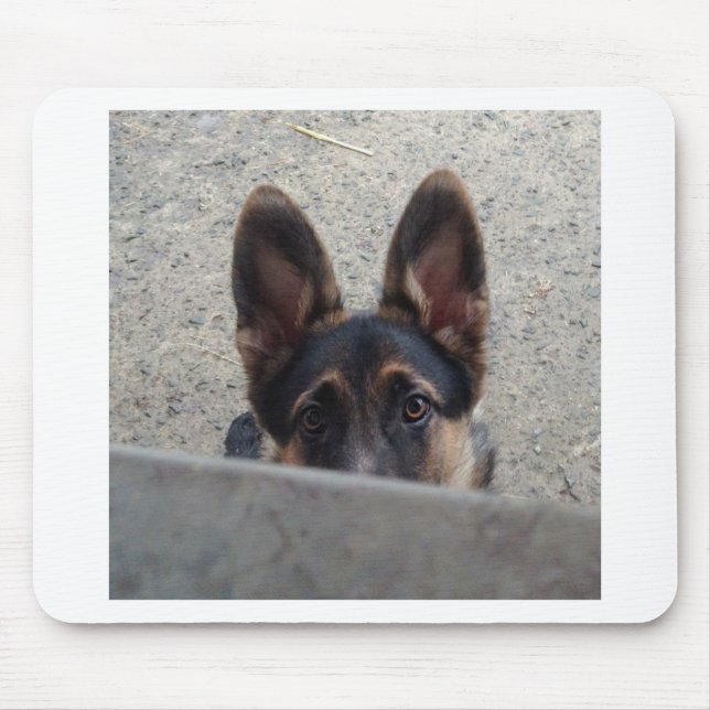 Schäferhundwelpe mousemat mousepad (Vorne)