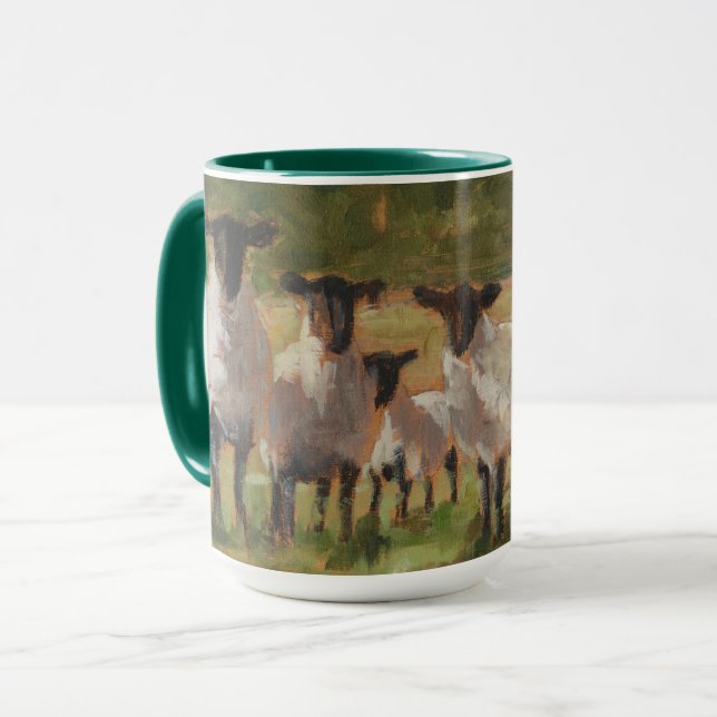 Schaffamilie Tasse (Vorderseite Links)