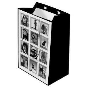 Schaffen-Ihr-Eigene Foto-Collagen-Geschenk-Tasche Mittlere Geschenktüte