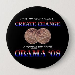 Schaffen Sie Änderung mit Obama Button