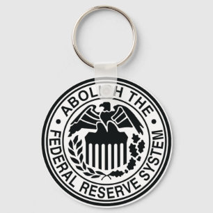 Schaffen Sie die bundesstaatliche Reserve ab Schlüsselanhänger