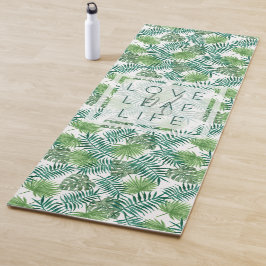 Schaffen Sie Ihr eigenes botanisches Yogamatte