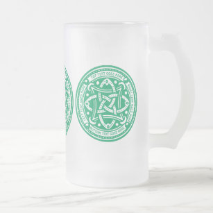 Schaffen Sie Ihre eigenen keltischen Mattglas Bierglas