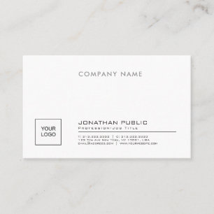 Schaffen Sie Ihre eigenen Stylish Company, die mit Visitenkarte