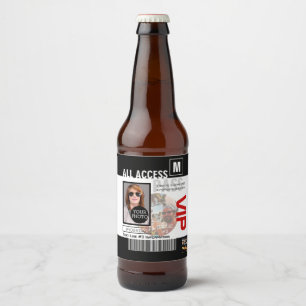 Schaffen Sie Ihre eigenen Weisen VIP-Durchlaufs 8, Bierflaschenetikett