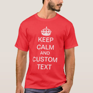 Schaffen Sie Ihre Selbst behalten Ruhe und T-Shirt