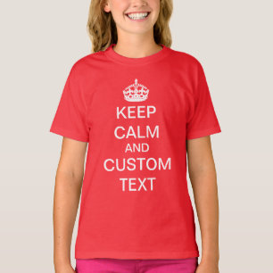 Schaffen Sie Ihre Selbst behalten Ruhe und T-Shirt