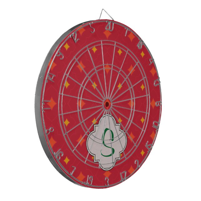 Schaffen Sie Ihren eigenen Weihnachtsgemusterten Dartscheibe (Vorderseite Links)