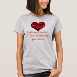 Schaffen Sie in mir ein sauberes Herz T-Shirt