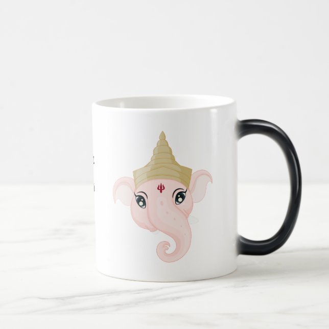 Schaffen Sie sich Ihr eigenes farbenfrohes Ganesh Verwandlungstasse (Rechts)