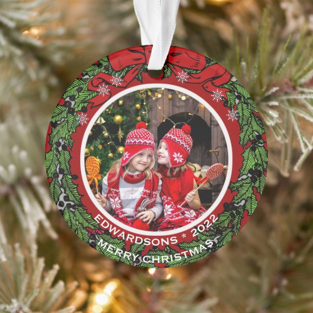 Schaffen Sie sich Ihr eigenes fröhliches Weihnacht Ornament (Baum)