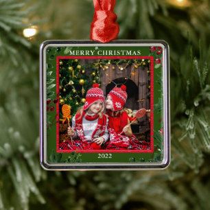 Schaffen Sie sich Ihr eigenes fröhliches Weihnacht Ornament Aus Metall