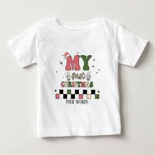 Schaffen Sie sich Ihr eigenes Weihnachten Baby T-shirt