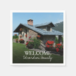 Schaffen Sie sich Ihr eigenes Willkommen in unsere Serviette