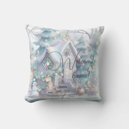 Schaffen Sie sich Ihre eigene Winterschnee-Hütte Kissen