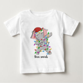 Schaffen Sie sich Ihren eigenen trotzenden Weihnac Baby T-shirt