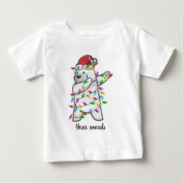 Schaffen Sie sich Ihren eigenen Weihnachts-Polar-B Baby T-shirt