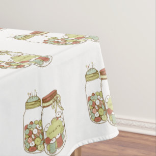 Schaffen Sie Weckglastischdecke Tischdecke