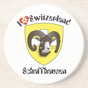 Schaffhausen Schweiz BierŌ Sandstein Untersetzer