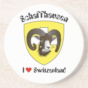 Schaffhausen Schweiz BierŌ Sandstein Untersetzer