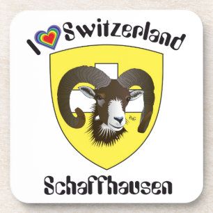 Schaffhausen Schweiz Kork-Untersetzer Untersetzer