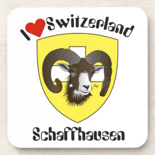 Schaffhausen Schweiz Kork-Untersetzer Untersetzer