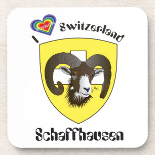 Schaffhausen Schweiz Kork-Untersetzer Untersetzer