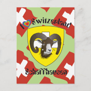 Schaffhausen Schweiz Postkarte
