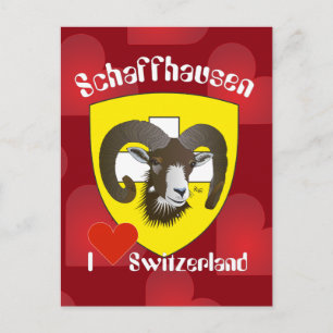 Schaffhausen Schweiz Postkarte