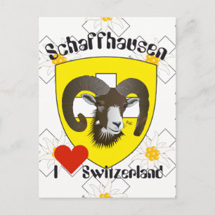 Schaffhausen Schweiz Postkarte