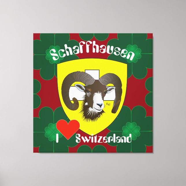 Schaffhausen - Schweiz - Suisse - Leinwand (Vorderseite)