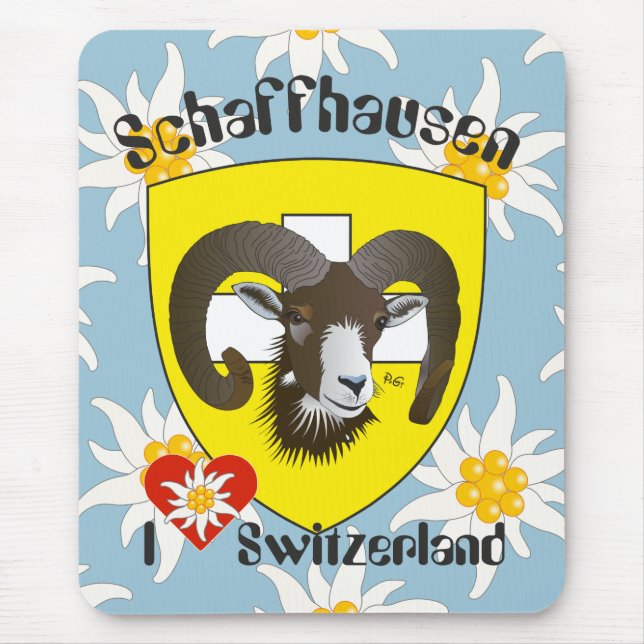 Schaffhausen - Schweiz - Suisse - Mausmatten Mousepad (Vorne)