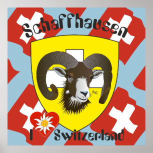 Schaffhausen - Schweiz - Suisse - Poster Svizzera