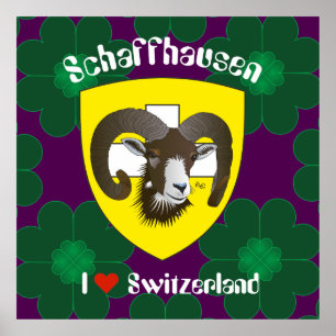 Schaffhausen - Schweiz - Suisse - Poster Svizzera