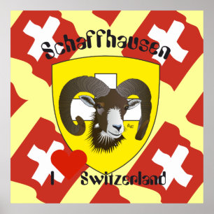 Schaffhausen - Schweiz - Suisse - Poster Svizzera