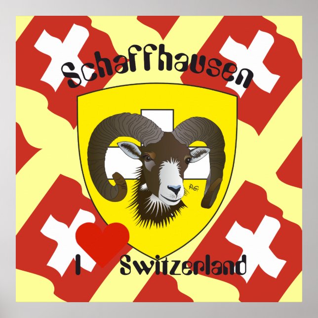 Schaffhausen - Schweiz - Suisse - Poster Svizzera (Devant)