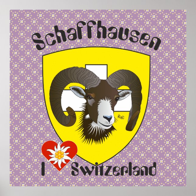 Schaffhausen - Schweiz - Suisse - Poster Svizzera (Devant)