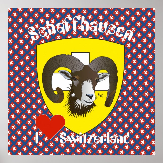Schaffhausen - Schweiz - Suisse - Poster Svizzera (Devant)