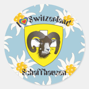 Schaffhausen Schweiz Suisse Svizzera Aufkleber
